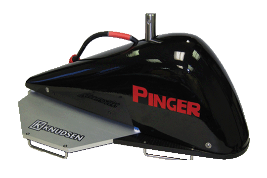 The KNUDSEN Pinger, an echosounder with sub bottom accessories capable of reading the sedement under the surface depth
